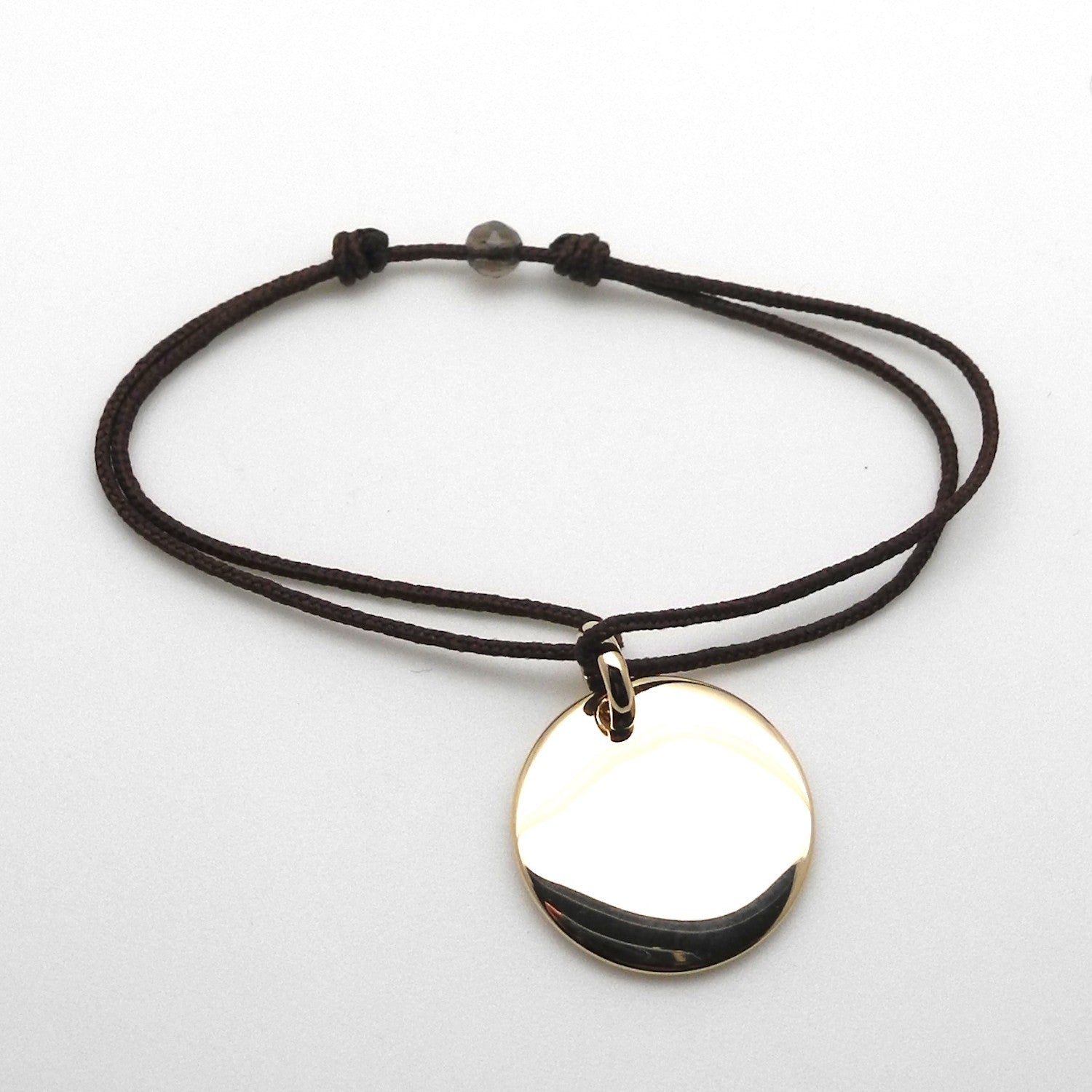 Bracelet médaille bombée