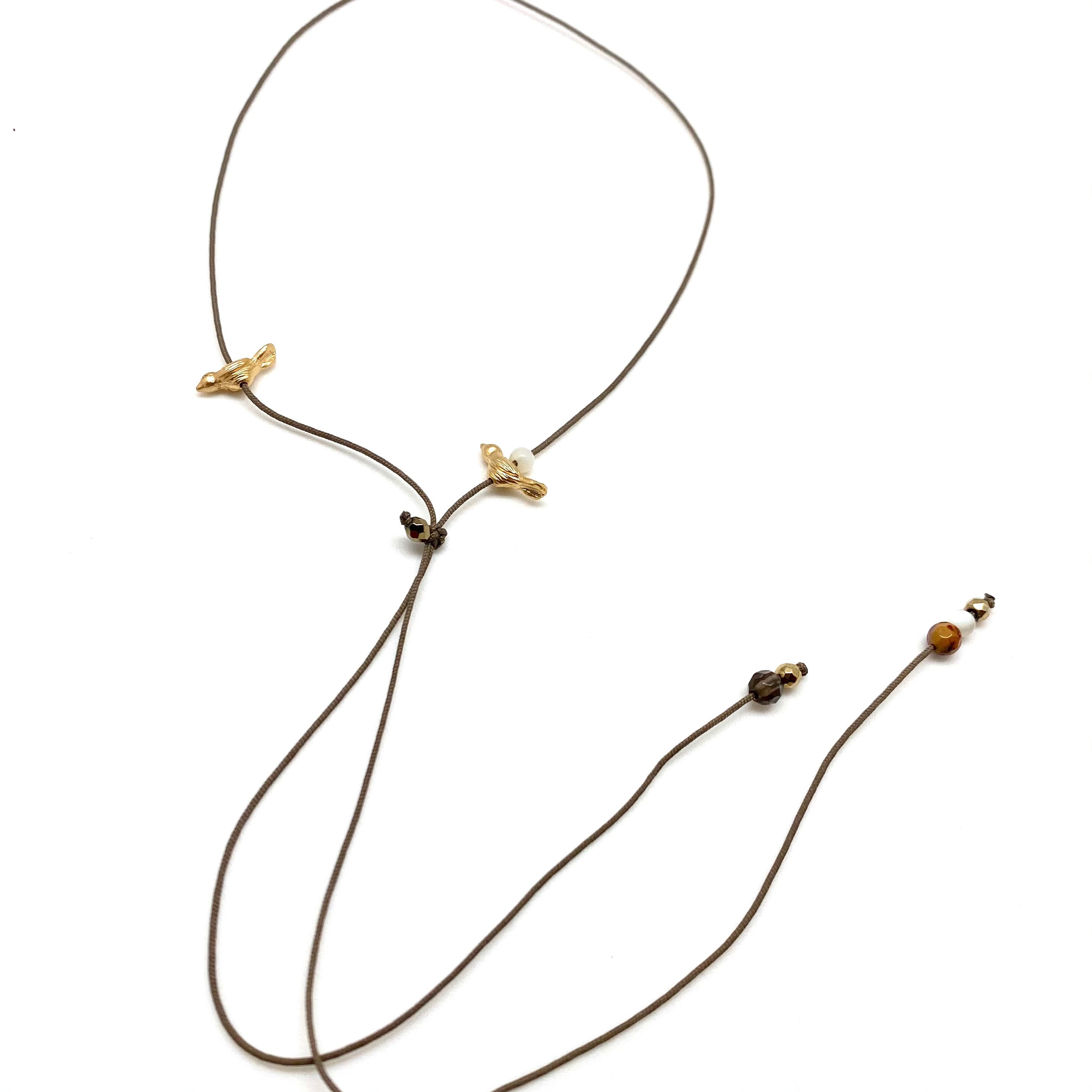 Collier duo birds