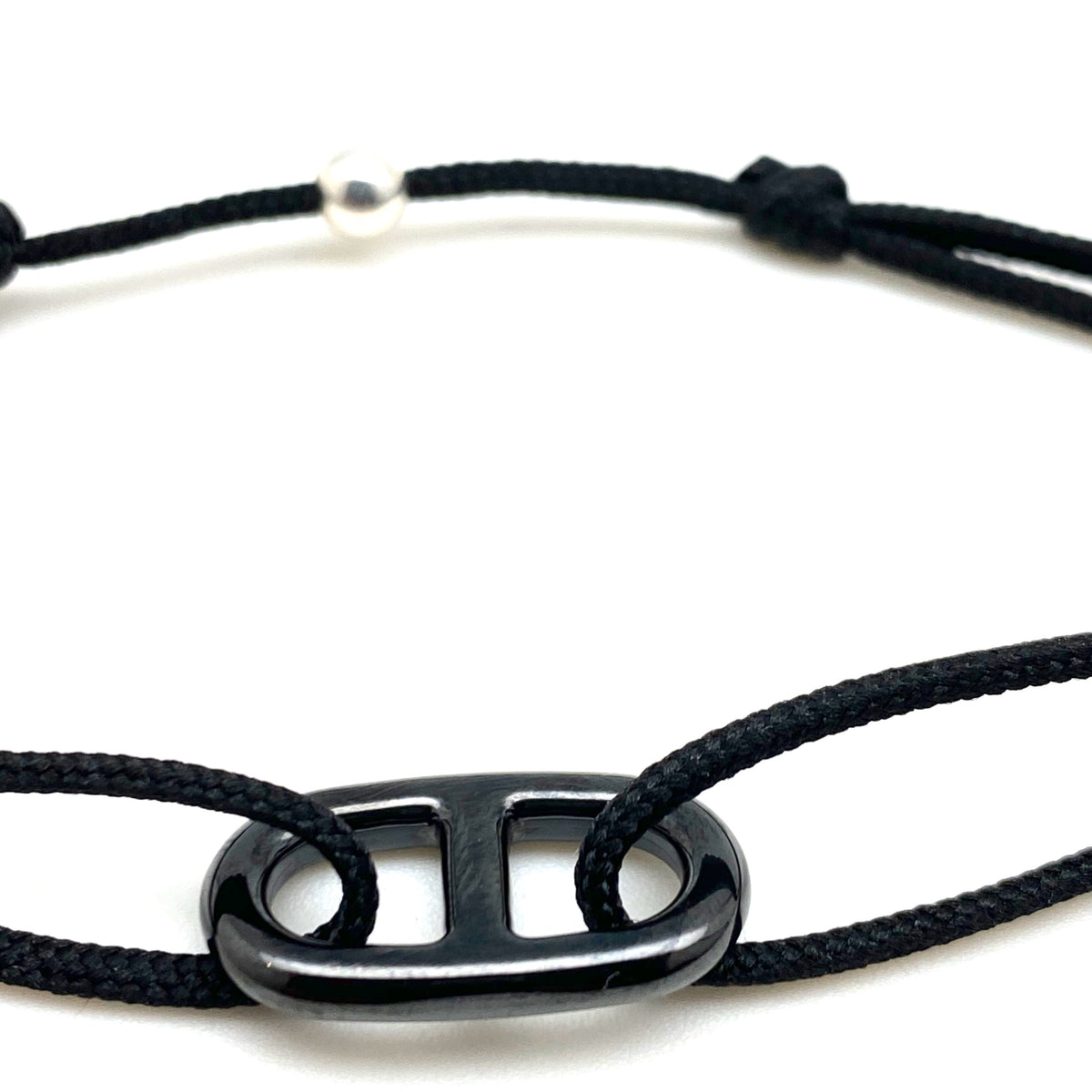 Bracelet Chaîne Marine En Acier Inoxydable Argenté Avec Motif Ancre - Longueur Sur Mesure, Neuf