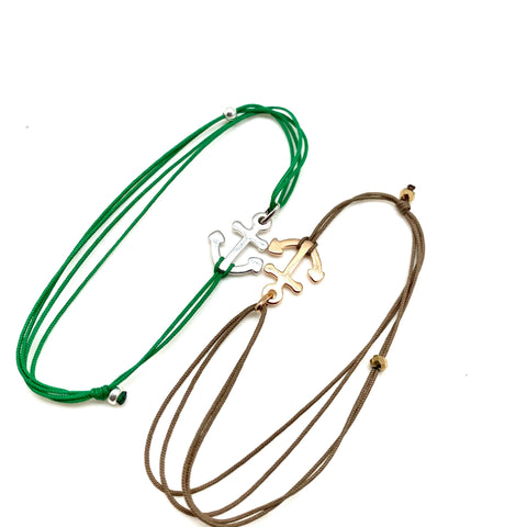 Bracelet ancre marine