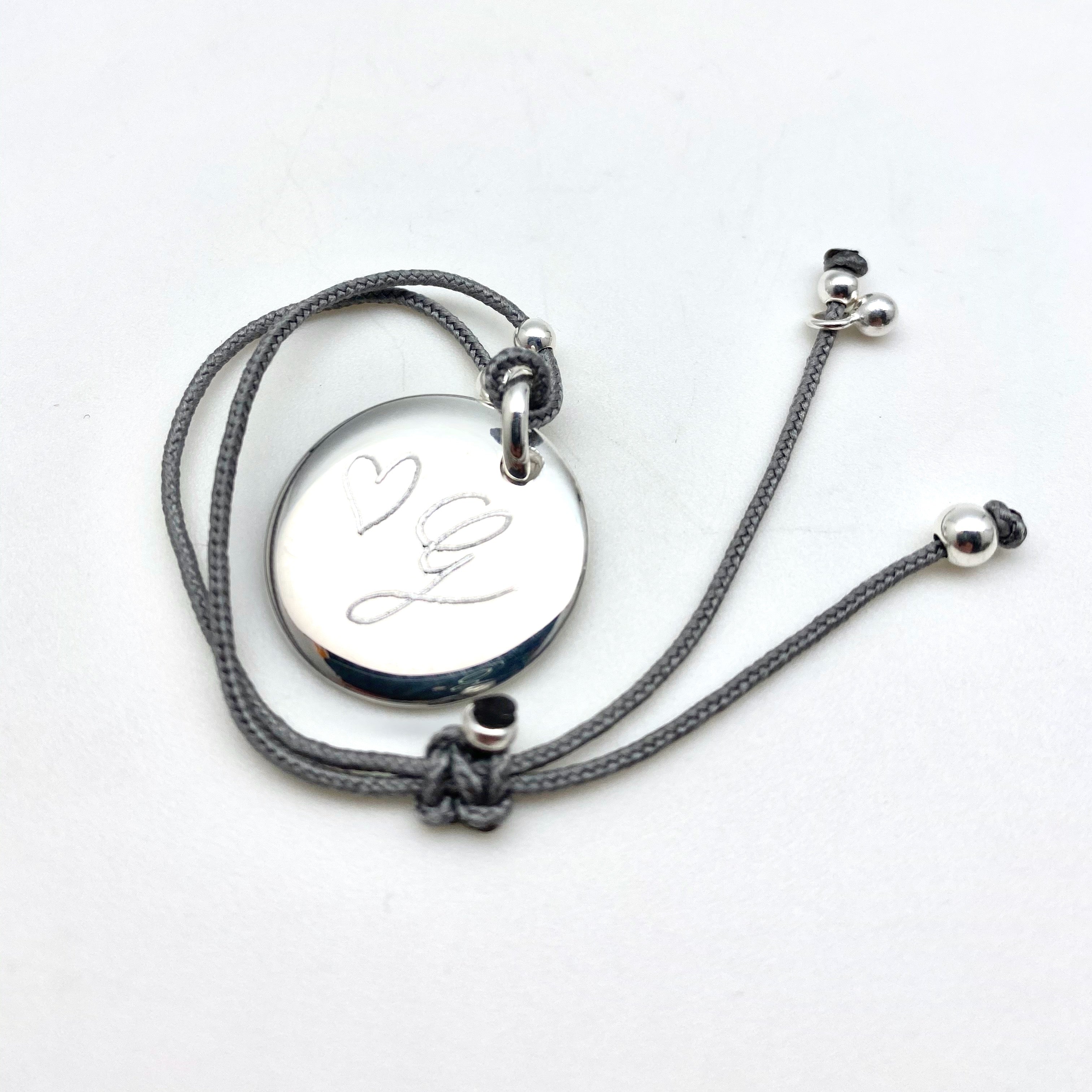 Bracelet médaille bombée