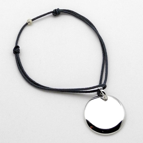 Bracelet médaille bombée