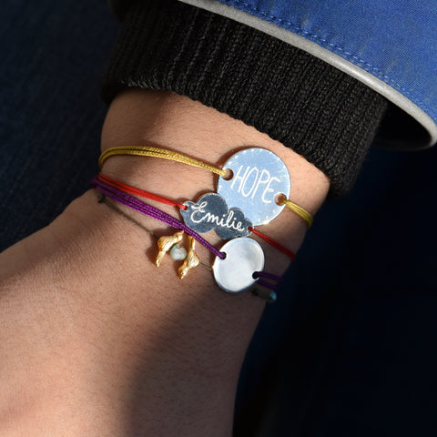 Bracelet médaille pleine 15