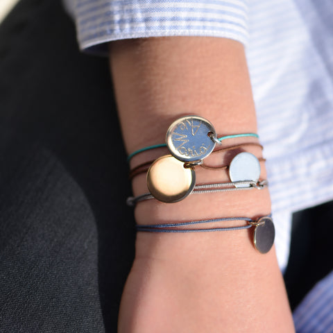 Bracelet médaille bombée